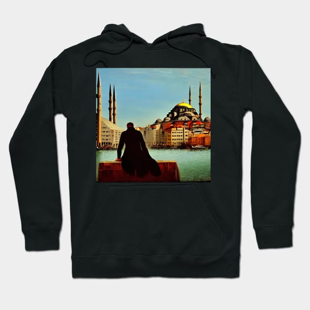 Somewhere between Italy and Turkey Hoodie by Crestern